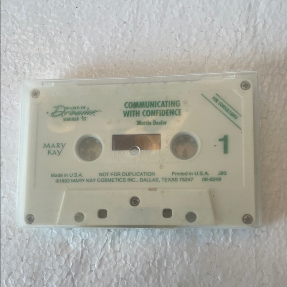 Mary Kay Cassette Tapes the world of dreams seminar 93 selling teamwork vintage - Picture 9 of 10